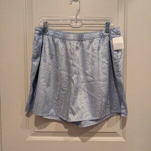 Open Edit pajama shorts lounge pull on blue size Large